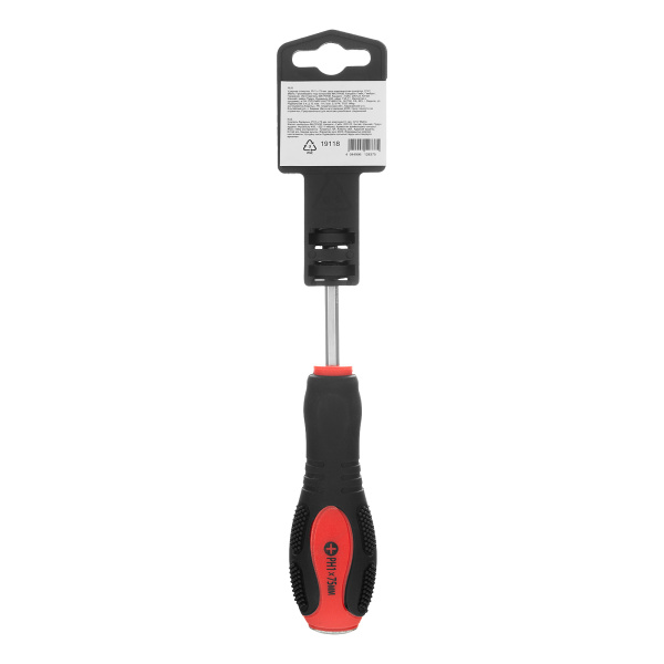 Ударная отвертка, PH1 x 75 мм, двухкомпонентная рукоятка, CrV Matrix