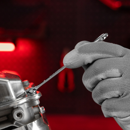 Ключ комбинированный, 9 мм, CrV, полированный хром Matrix