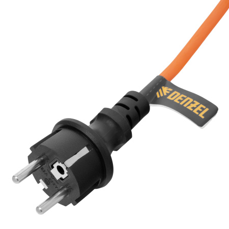 Удлинитель-шнур силовой Garden Series, б/з, ПВС, 10м, 1 розетка, 2 x 1 мм, Denzel цена