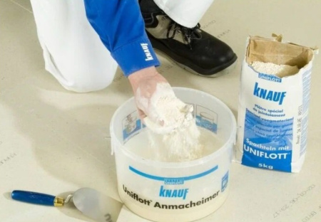 Шпаклевка Кнауф Унифлотт (Knauf Uniflott) 5 кг цена