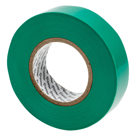 Изолента ПВХ, 19 мм х 20 м, зеленая, 150 мкм Matrix цена