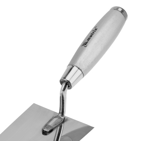 Кельма из нержавеющей стали, 140 х 82 мм, деревянная ручка Matrix цена