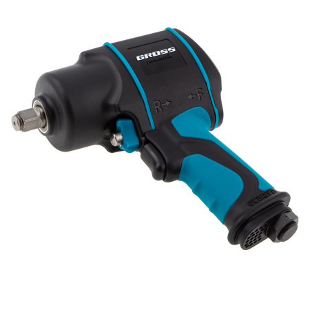 Гайковерт пневматический ударный G1285, 1/2, Twin Hammer, 1220Нм, 6500 об/мин, композитный Gross цена
