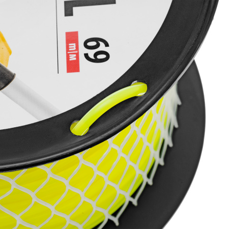 Леска для триммера круглая, 4,0мм х 69м, на DIN катушке FLEX CORD,  Denzel цена