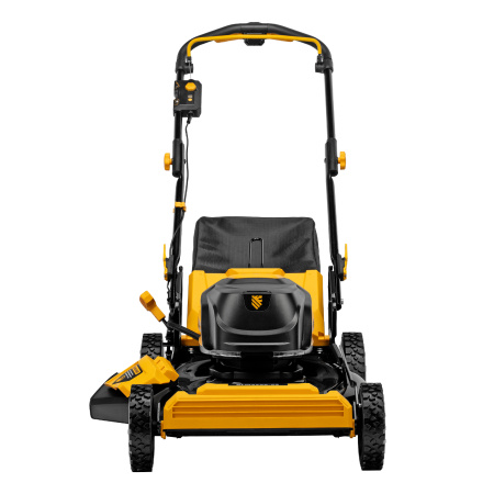 Газонокосилка аккумуляторная бесщет., RLMS560-62, привод, 560 мм, Li-ion, 62В Denzel цена