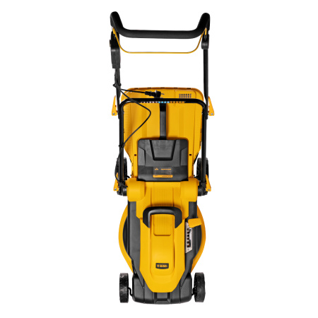 Газонокосилка электрическая GM-2000, 2000 Вт, ширина 43 см, 6 уровней, травосборник 45 л. Denzel цена