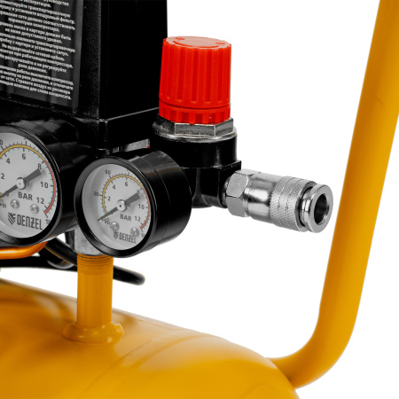 Компрессор воздушный DK1500/24, Х-PRO 1.5 кВт, 230 л/мин, 24 л Denzel