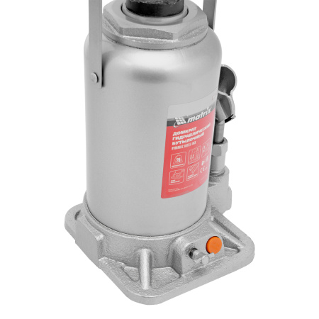 Домкрат гидравлический бутылочный, 20 т, h подъема 244-449 мм Matrix цена