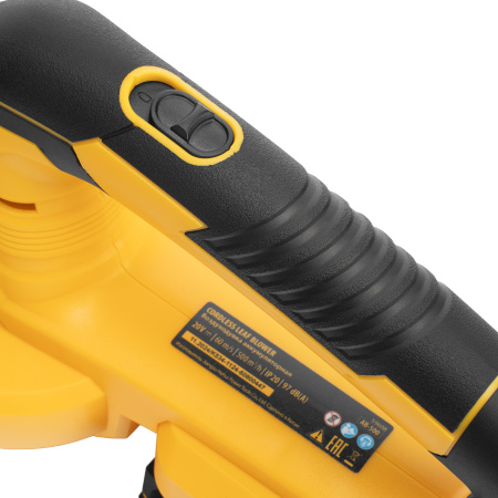 Воздуходувка аккумуляторная, AB-500, 60 м/с, 500 м3/ч, Li-Ion, 20 В Denzel цена