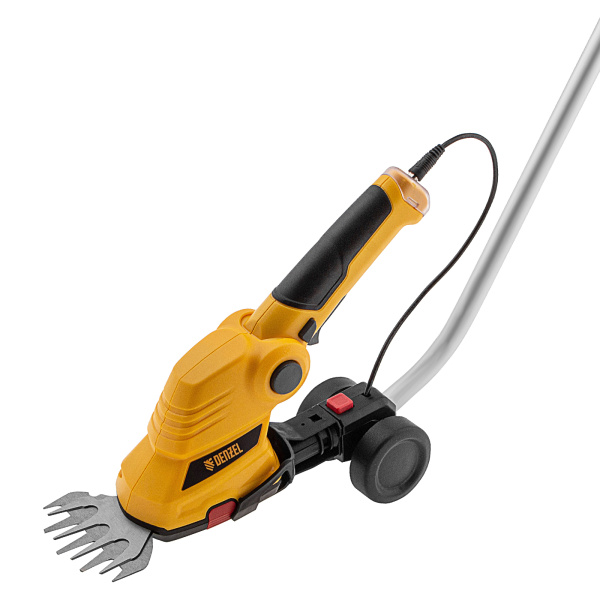 Ножницы-кусторез с телескопической штангой аккумуляторные G801E с акк. 7.2В Li-Ion 1.5 Ач Denzel цена