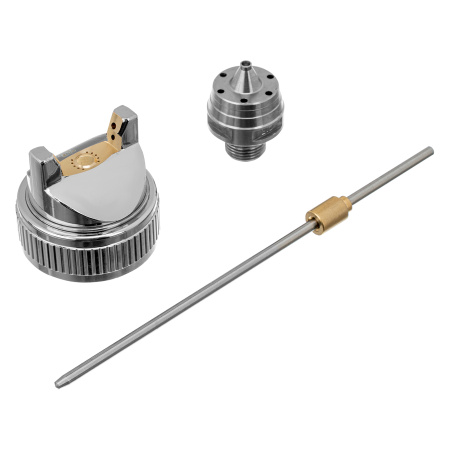 Комплект для краскораспылителя 57319 : сопло 2,5 мм, игла, форсунка Matrix цена