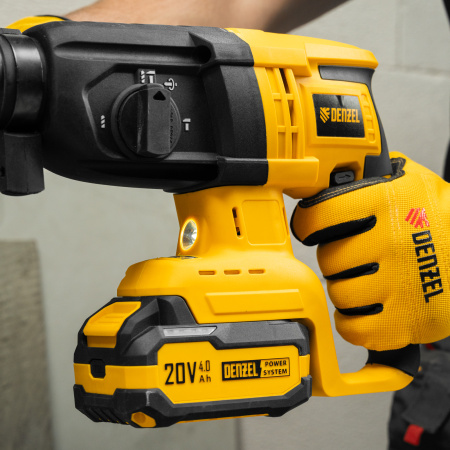 Перфоратор аккумуляторный бесщет. RHH-BL-20-28, 3 Дж, Li-Ion, 20 В// Denzel