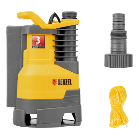 Дренажный насос DPХ450, 450 Вт, подъем 5 м, 9000 л/ч Denzel