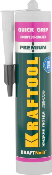 Клей монтажный KRAFTOOL , экспресс хватка, 310мл 41347