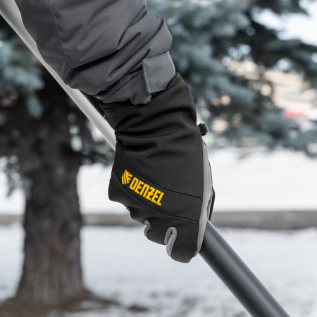 Перчатки универсальные, двойные, работа с сенсорным экраном, размер 8 Denzel