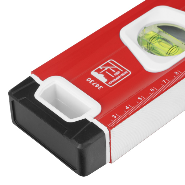 Уровень алюминиевый, магнит, фрезерованный, 3 глазка (1 зеркальный) 400 мм Matrix цена