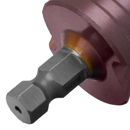 Сверло ступенчатое, 9-12-15-18-21-24-27-30-33-36 мм, Р6М5К5, 6-гр. хвостовик Denzel