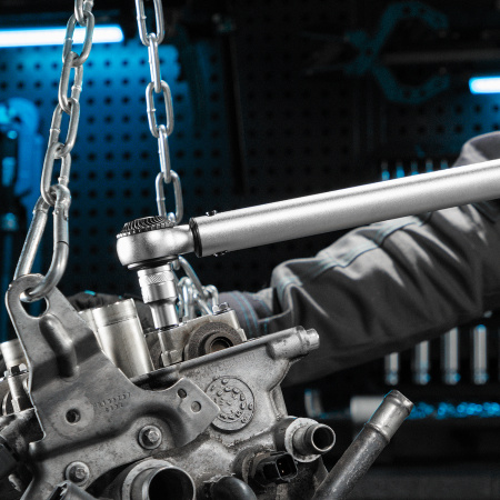 Ключ динамометрический, 20-200 Нм, 1/2", CrV Gross