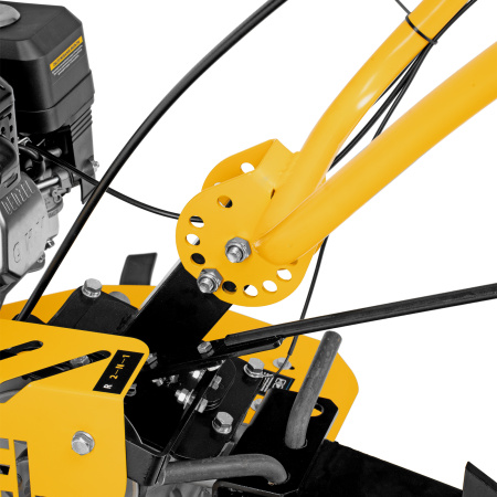 Мотоблок DPT-270SB, 7 л.с., ремен.сцеп, фрез 3х4, ШОМ, без колес, передачи 2В/1Н Denzel