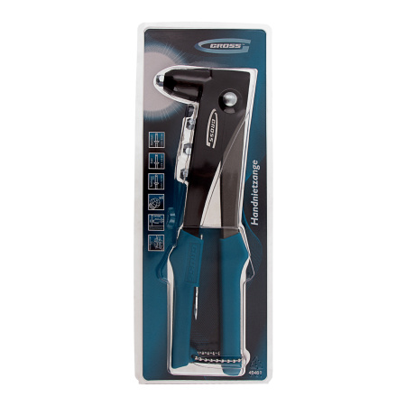 Заклепочник литой, заклепки 2.4-4.8 мм Gross цена