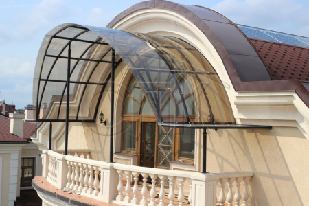 Монолитный поликарбонат 1 мм, 1.25х2.05м прозрачный, Стандарт