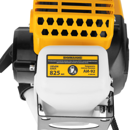 Триммер бензиновый DTS-33, 33 см3, неразъемная штанга, состоит из 2 частей Denzel цена