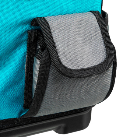 Переноска для инструмента, 400х225х300мм, пластиковое дно, наплечный ремень Gross цена