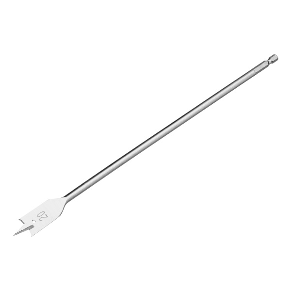 Сверло по дереву перовое удлиненное, 20 х 300 мм, шестигранный хвостовик Matrix