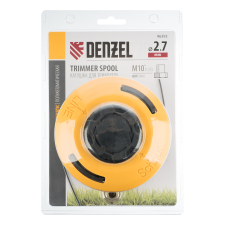 Катушка триммер. полуавтомат., гайка М10, М10, М12, лев. шаг 1,25 1,5 1,5мм Denzel цена