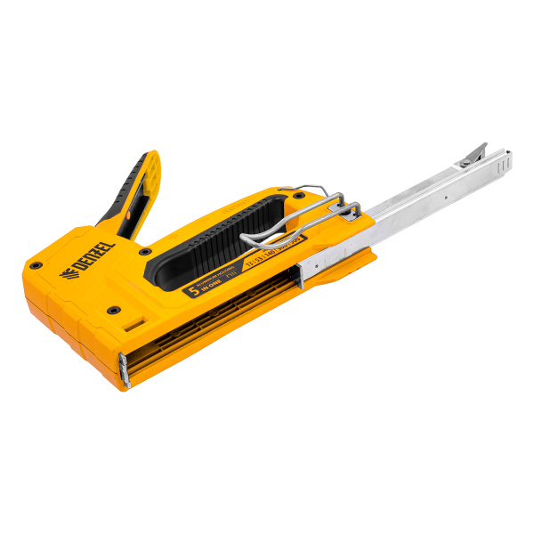 Степлер мебельный, тип 53 и 13, 6-14мм, тип 140, 10-14мм, тип 300, 15мм, тип 500, 15мм Denzel цена