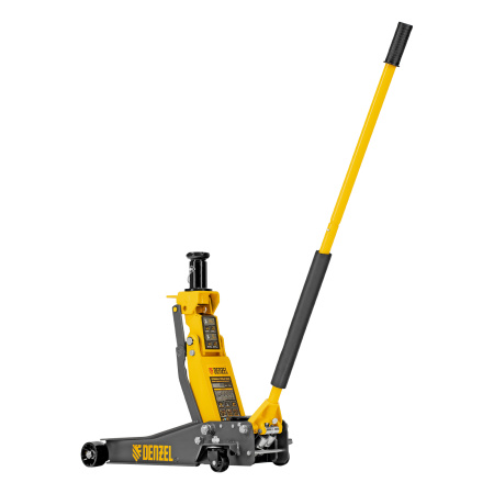 Домкрат гидравлический подкатной, 2/3 т, 98-770 мм, быстрый подъем, низ. подхват, проф, SUV Denzel цена