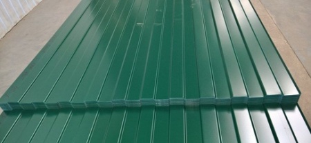 Профнастил С8 зеленый RAL 6005 1200х2000мм