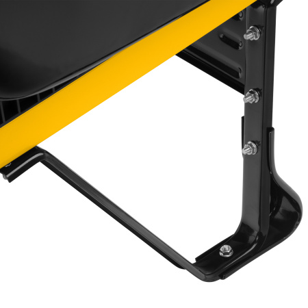 Тачка строительная, усиленная, объем 140 л, 250 кг, двухколесная, колесо 15х6.00-6 Denzel цена