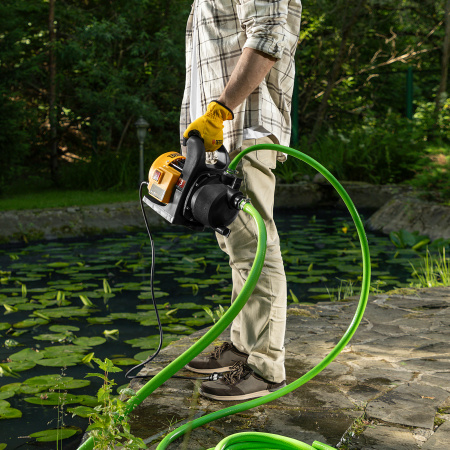 Насосная станция PS500C, 500 Вт, напор 35 м, 2200 л/ч, ресивер 2 л, блок управления Denzel