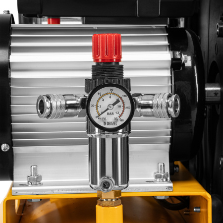 Компрессор воздушный рем. привод BCI 2200/100, 2,2 кВт, 100 литров, 420 л/мин Denzel