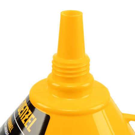 Воронка пластиковая 160 мм с металлическим ситом и гибким наконечником Denzel цена