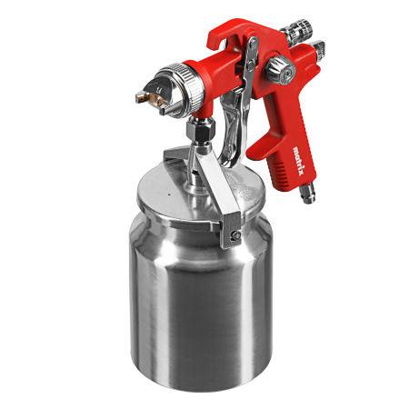 Краскораспылитель HVLP пневмат. с нижним бачком V= 1 л, сопло диаметром 1.4 мм Matrix цена