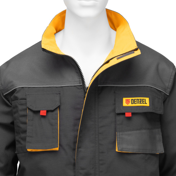 Куртка профессиональная рабочая, 65% полиэстер 35% хлопок, M Denzel