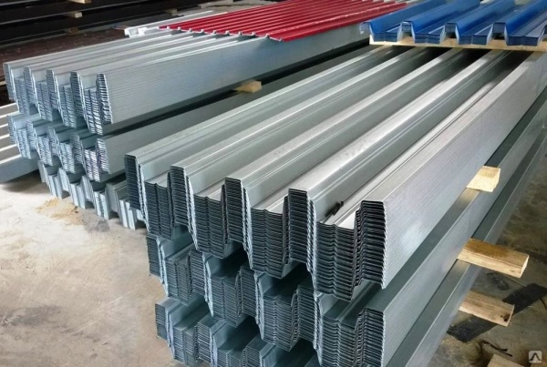 Профнастил оцинкованный Н75 0.6x750x6000