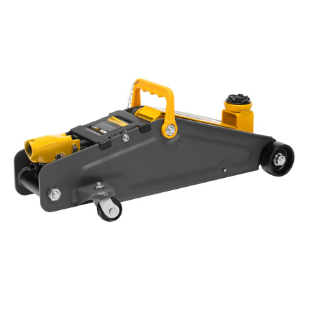 Домкрат гидравлический подкатной с фиксатором, 2,8 т, 135-385 мм Denzel цена