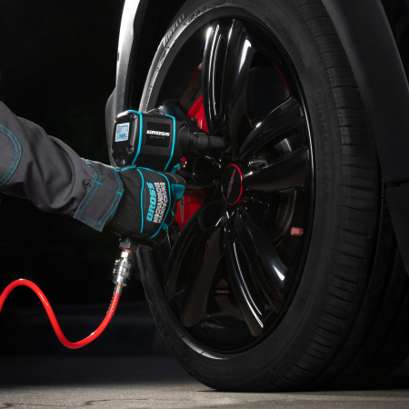 Гайковерт пневматический ударный G985, 1/2, Twin Hammer, 610 Нм, 9000 об/мин, композитный Gross цена