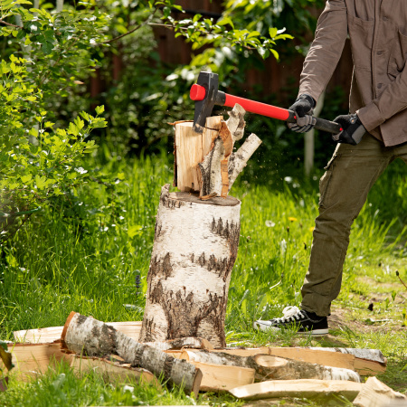 Колун, 2700 г, фибергласовое обрезиненное топорище 900 мм Matrix цена