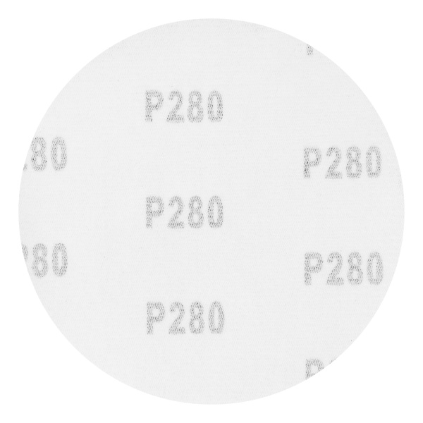 Круг абразивный на ворсовой подложке под "липучку", P 280, 125 мм, 10 шт Matrix