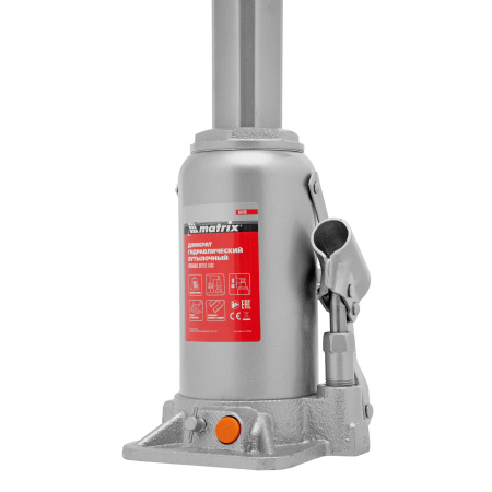 Домкрат гидравлический бутылочный, 16 т, h подъема 230-460 мм Matrix цена