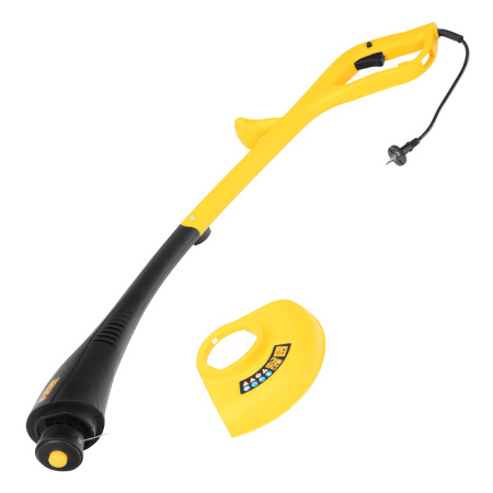 Триммер электрический TE-350, 350 Вт, 260 мм, катушка полуавтомат Denzel цена