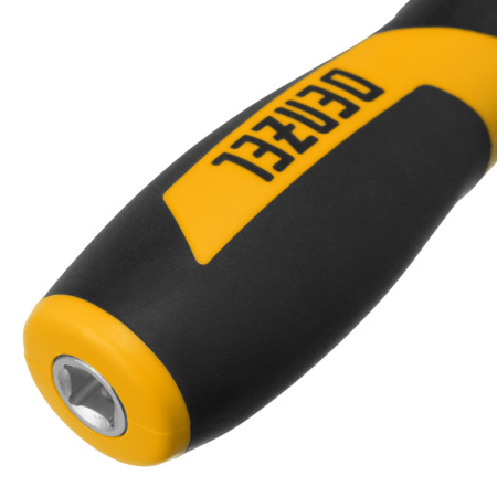 Набор инструментов, 1/2", 1/4", CrV, S2, пластиковый кейс, 64 предмета Denzel