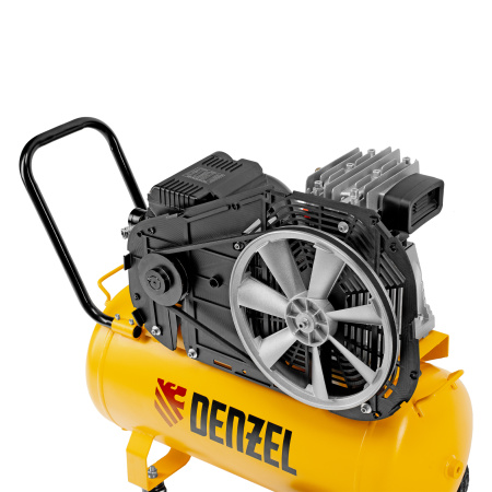 Компрессор воздушный рем. привод BCI 2100/50, 2,1 кВт, 50 литров, 400 л/мин Denzel