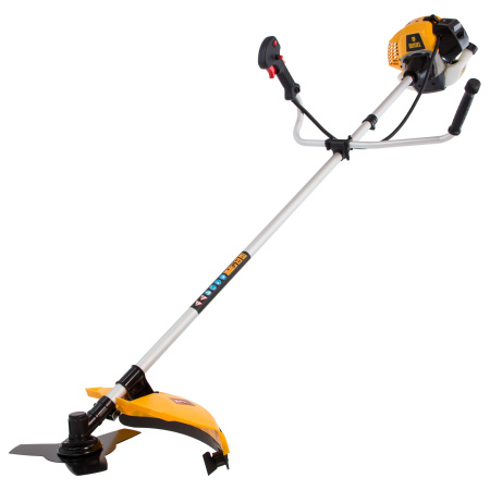 Триммер бензиновый DR-33, 33 см3, неразъемная штанга, состоит из 2 частей Denzel цена