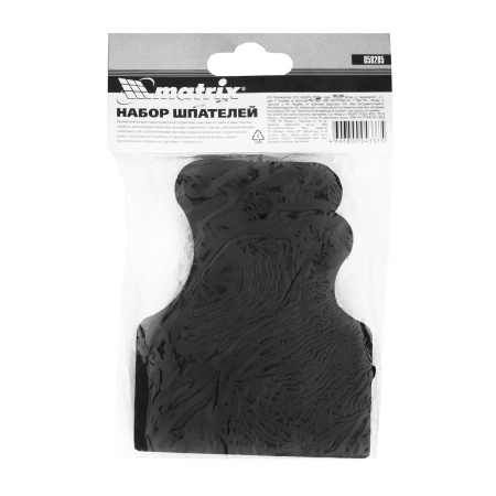 Набор шпателей 40-60-80 мм, черная резина, 3 шт Matrix цена