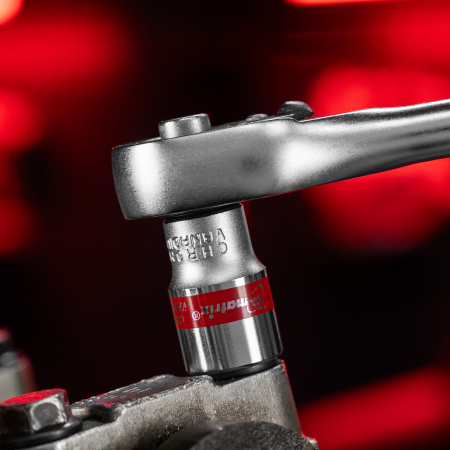 Набор торцевых головок 1/4", 6 гранные, CrV, 4-13мм, 10 штук Matrix